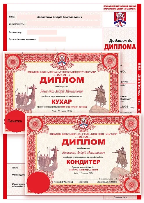 кухар кондитер курси